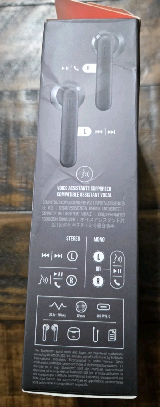 JBL Tune 225 TWS In-Ear Earphones – True wireless headphones Black