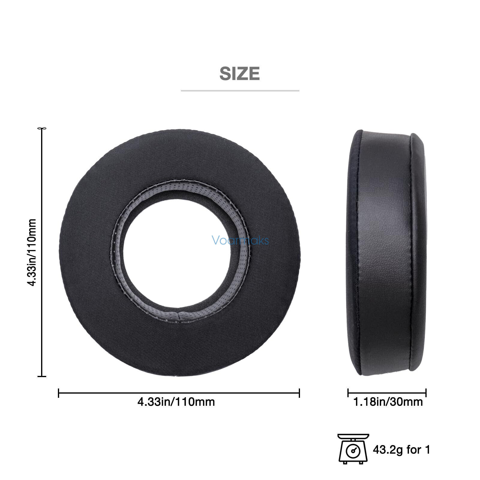 Gel Ear Pads For Grado SR80x/SR60i/SR80/SR60 GS1000 SR325 100mm Replacement