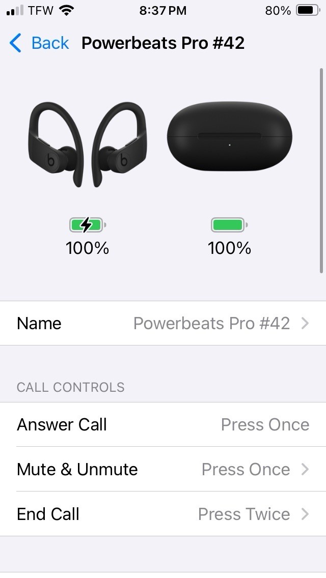 Beats by Dr. Dre Powerbeats Pro Ear-Hook Wireless Headphones – BLACK