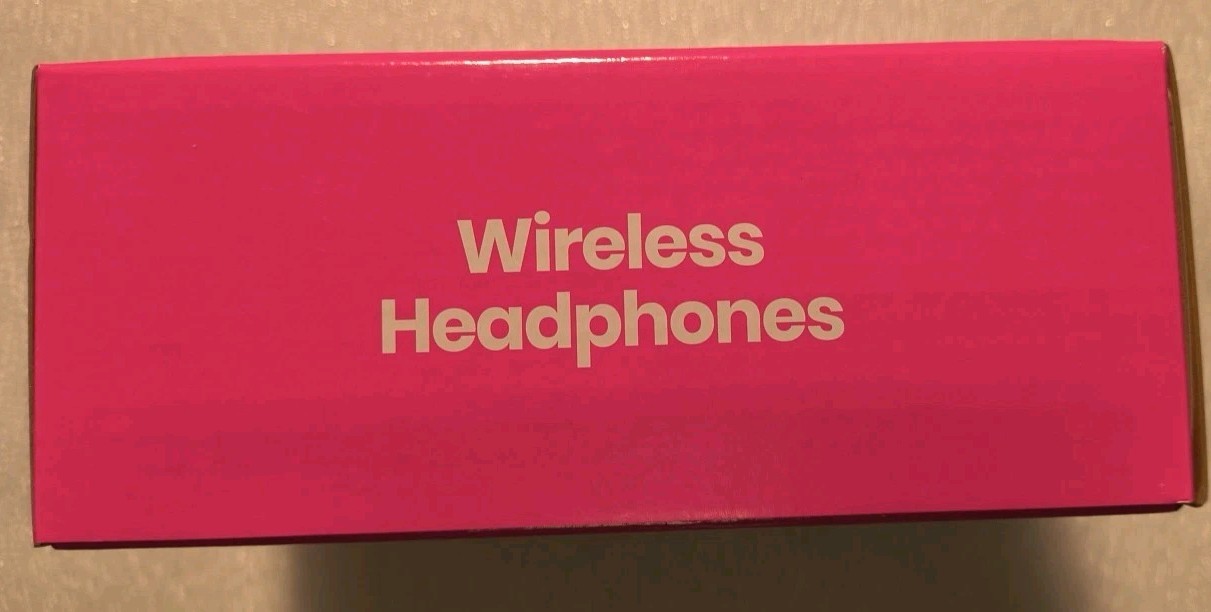 GEMS Wireless Headphones Folding Compact Design, 6hr Battery, Pink, Micro USB