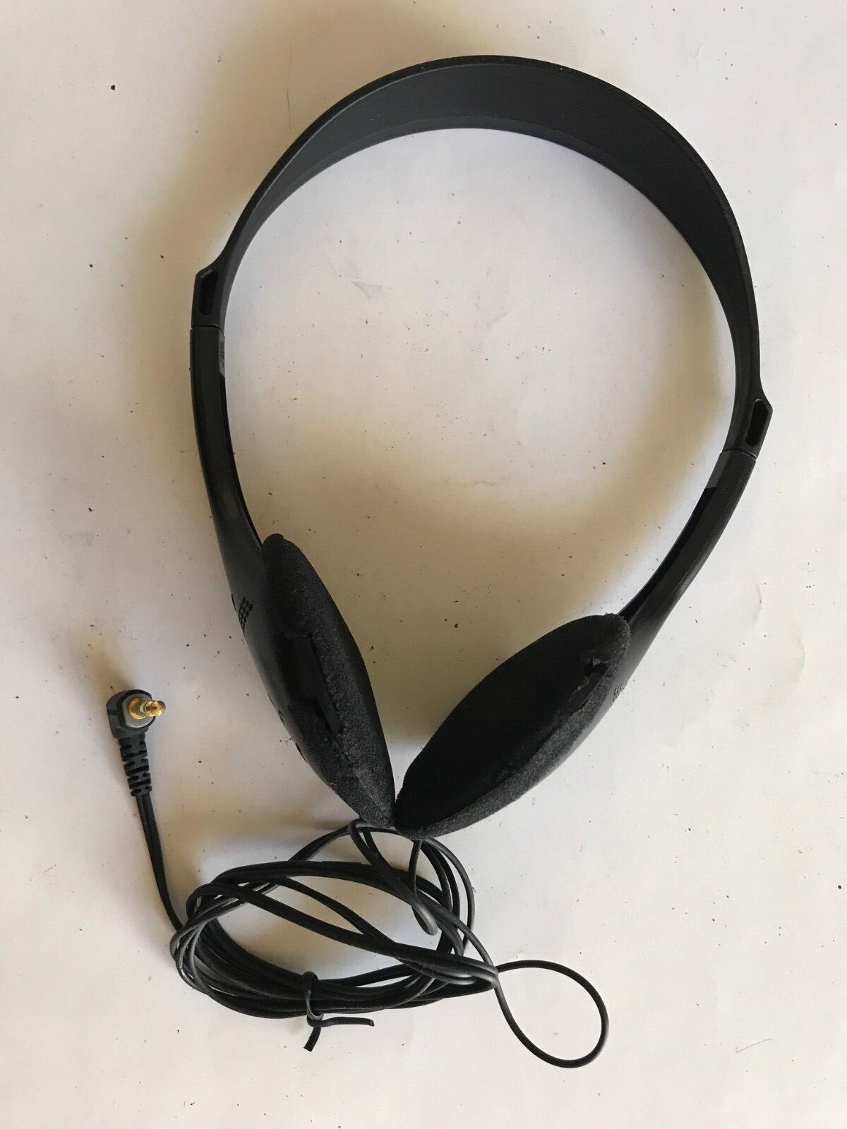 Vintage Sony MDR-027 Walkman Black Adjustable Headphones Tested- No foam pads