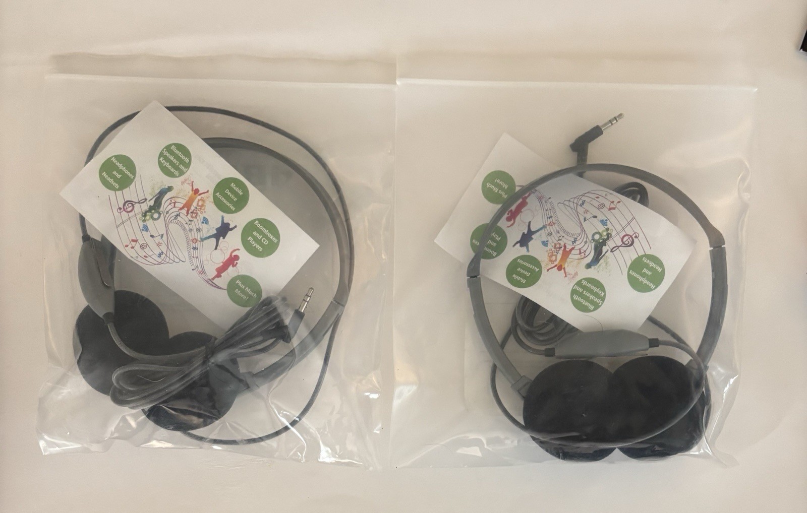 2-Hamilton Buhl On Ear Stereo Headphone with Volumes Control HA2V Open Box