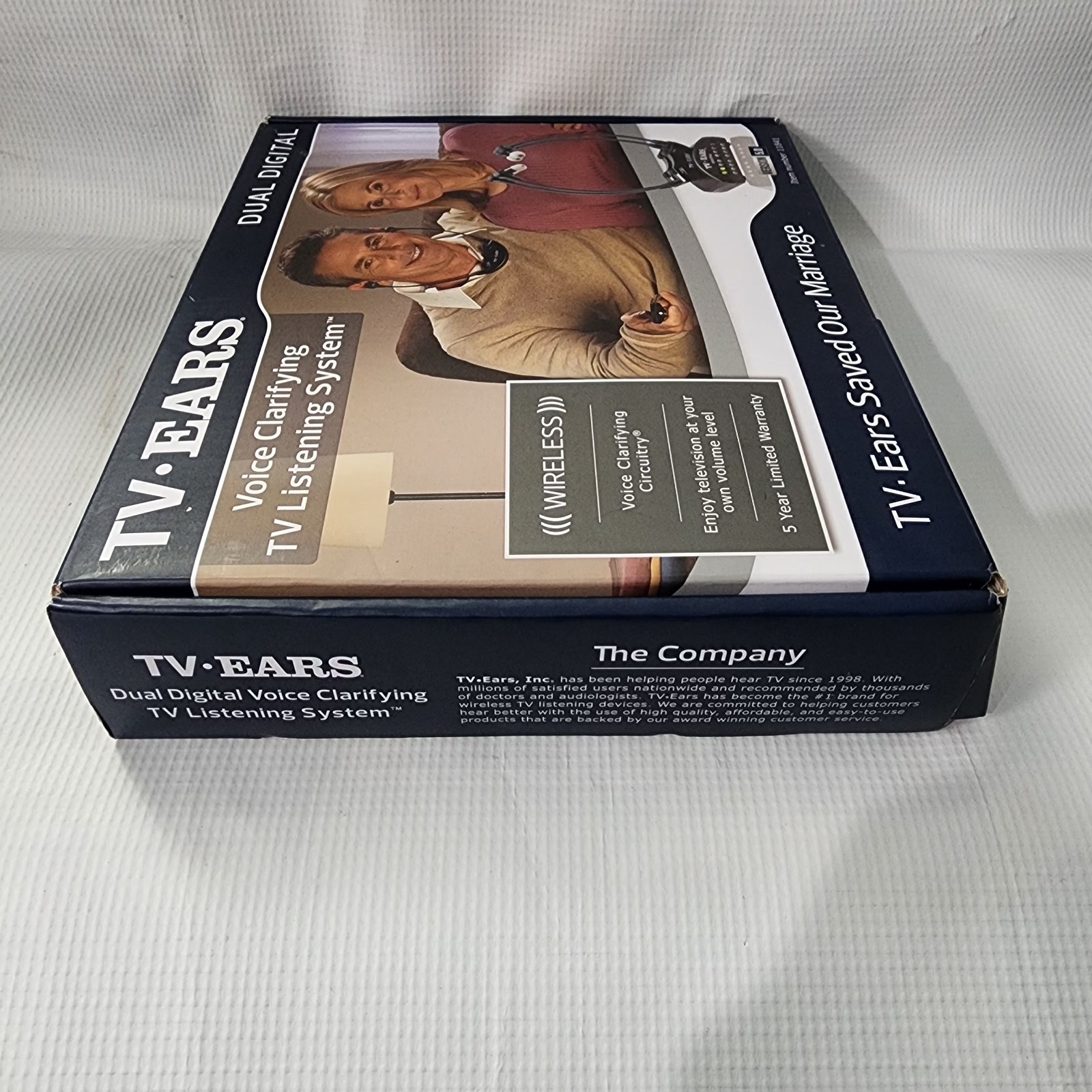 TV Ears 11841 Wireless Dual Digital Headphones – Black