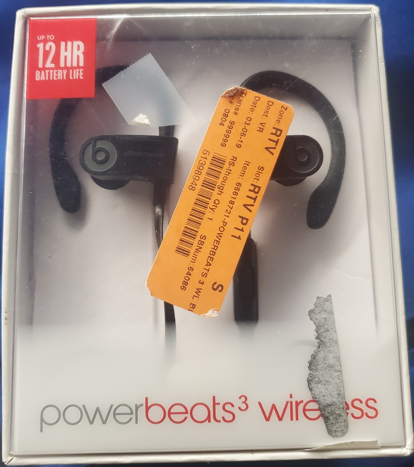 Beats by Dr Dre Powerbeats3 In-Ear Wireless Headphones Black OEM