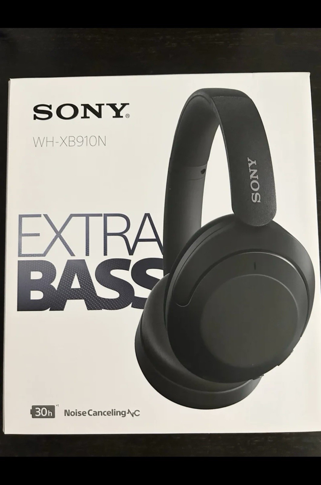 Sony WH-XB910N EXTRA BASS Wireless Noise Canceling Over-Ear Headphones Black