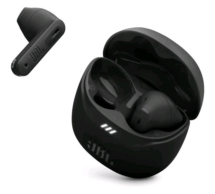 JBL Tune Flex 2 True Wireless Noise Cancelling Earbuds, Black