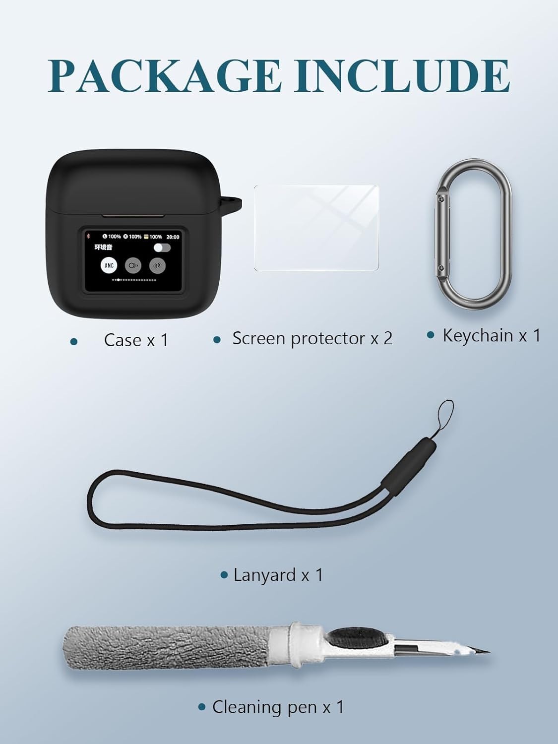 Case for JBL Tour Pro 3 – True Wireless Noise Cancelling Earbuds, Soft Silico