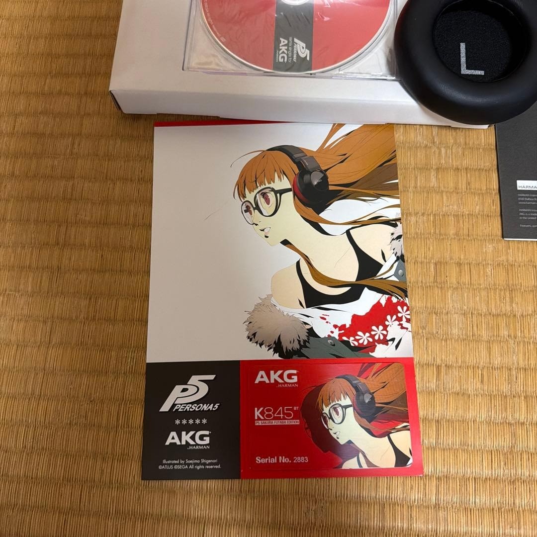 Persona 5 Futaba Sakura AKG K845BT Wireless Headphones