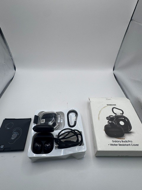 Samsung Galaxy Buds Pro Noise Cancelling Bluetooth Earbuds + Cover, Black