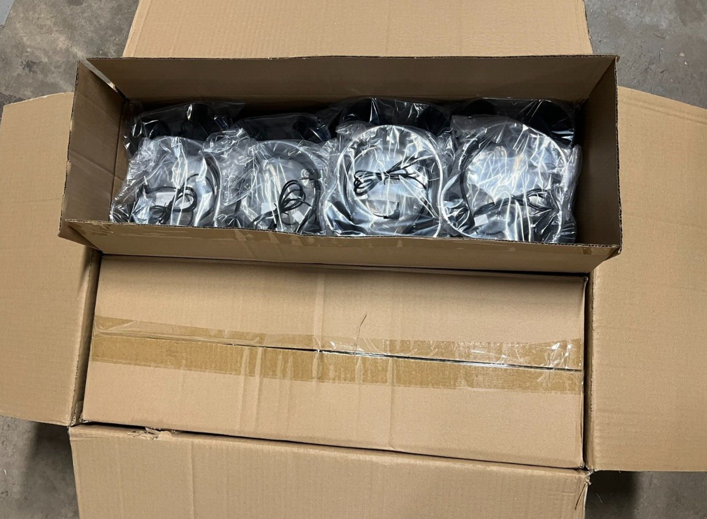 Lot of 120 Williams Sound HED 036 Rear-wear Stereo Headphones New NIB