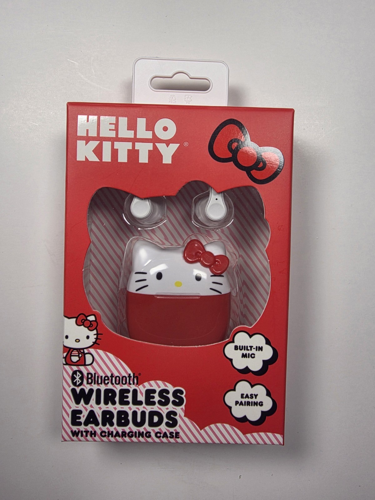 New in Box Sanrio Hello Kitty Bluetooth Wireless Earbuds with Charging Case