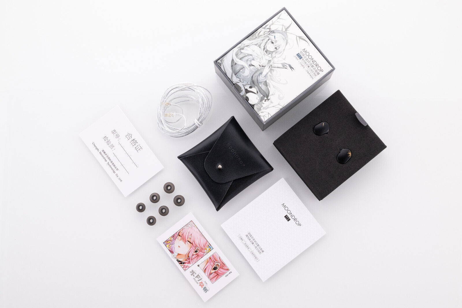 Moondrop CHU II Eearphone 10mm Dynamic Driver Interchange Cable in-Ear Headphone