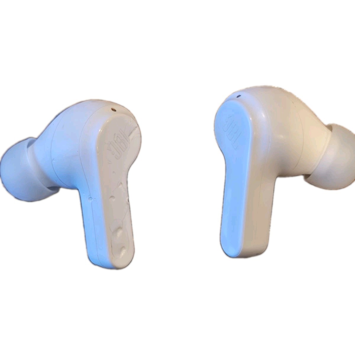 JBL Vibe Beam True Wireless Bluetooth Earbuds White Charging Case JBLVBEAMWHTAM