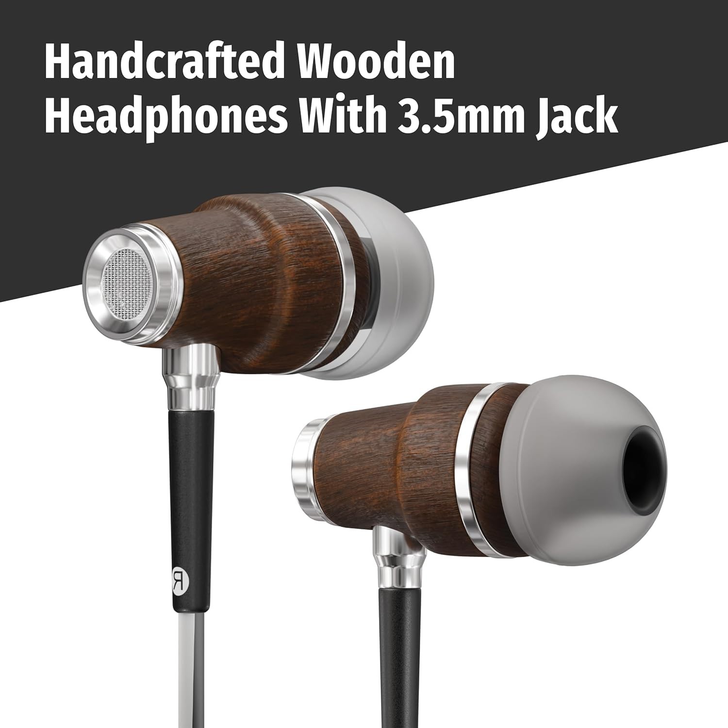Lightweight 3.5mm Wired Earbuds with Noise Cancellation – Travel-Friendly Design