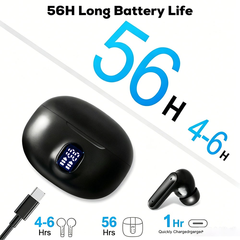 2026 TWS Wireless Earbuds Bluetooth 5.3 In Ear Pods Earphones For All Devices US