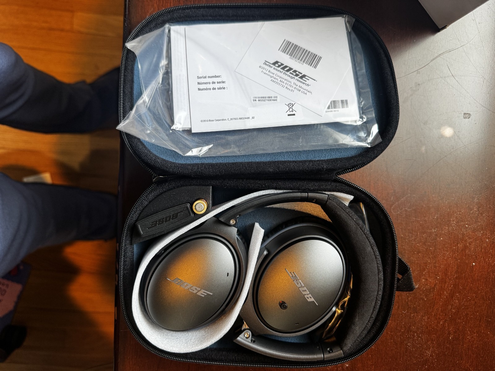 Bose QuietComfort 15 QC15 Acoustic Noise Cancelling Headphones with Case NEW