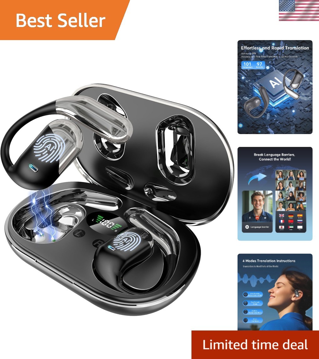 AI Translation Earbuds – Seamless Communication in 198 Languages & More