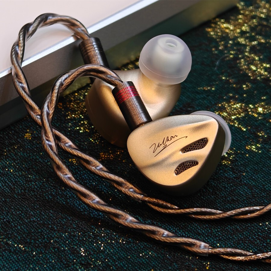 Dunu Vulkan2 In Ear Earphones Wired Hifi Earbuds Q-Lock Mini Interchangeable