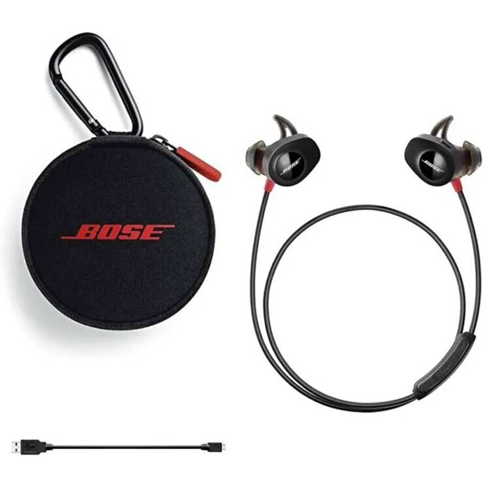 Bose SoundSport Pulse Heart Rate Monitor Wireless Bluetooth Headphones -Red