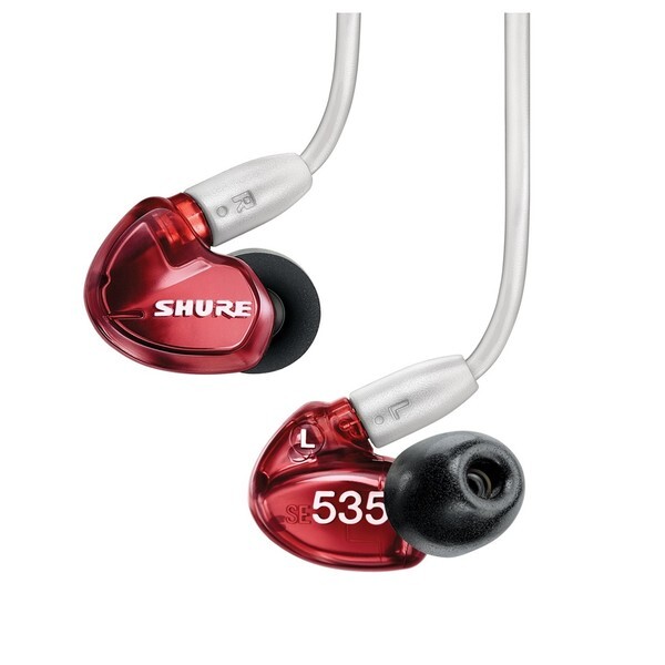 Shure SE535 Limited Edition Sound Isolating In-Ear Monitors – Red
