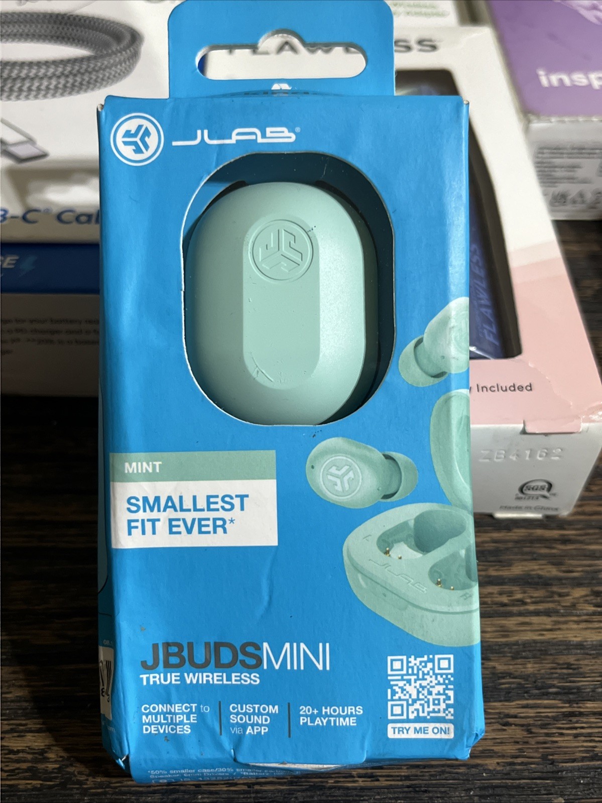 JLab Go Air Sport True Wireles Bluetooth Earbuds with Charging Case – Mint Color