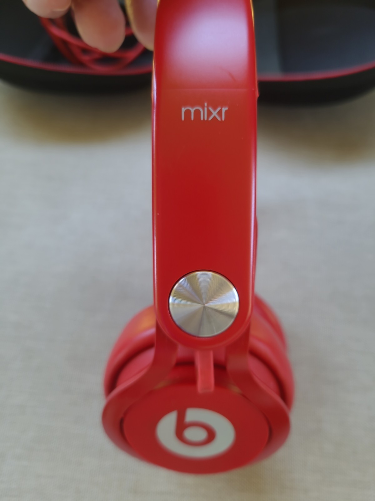 Beats Mixr Red DJ On-Ear Headphones –w/ Case & Cable, See Details