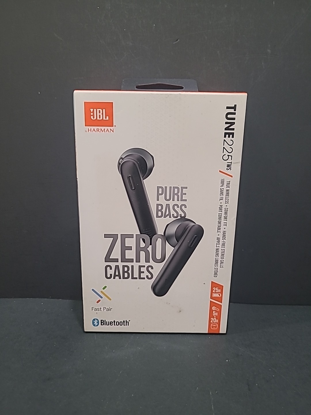 New! JBL Tune 225TWS True Wireless Bluetooth Pure Bass Earbuds – JBLT225TWS