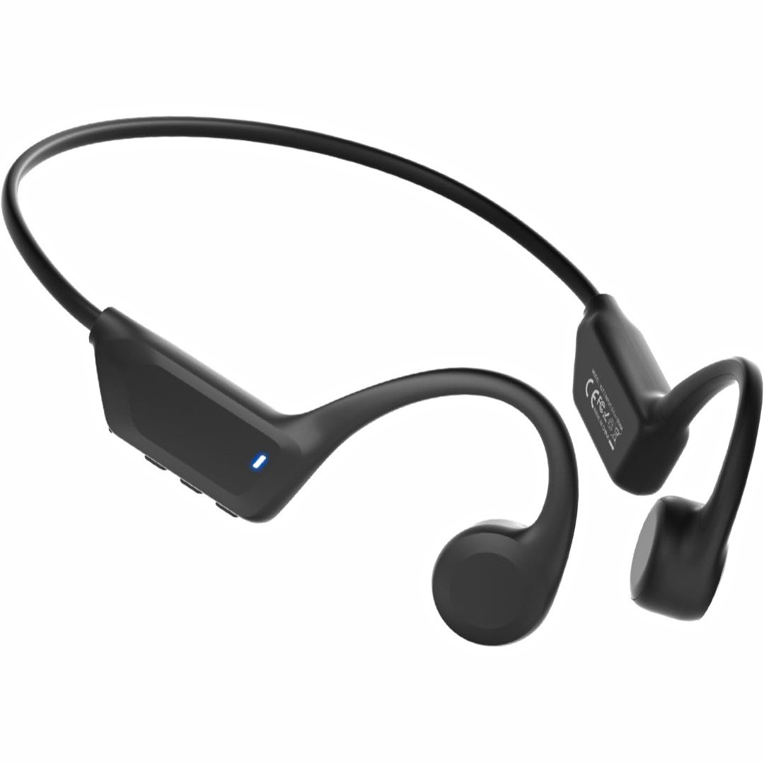 Coby CX-BT280 Bone Conduction Bluetooth Neckband Headphones Black Mic