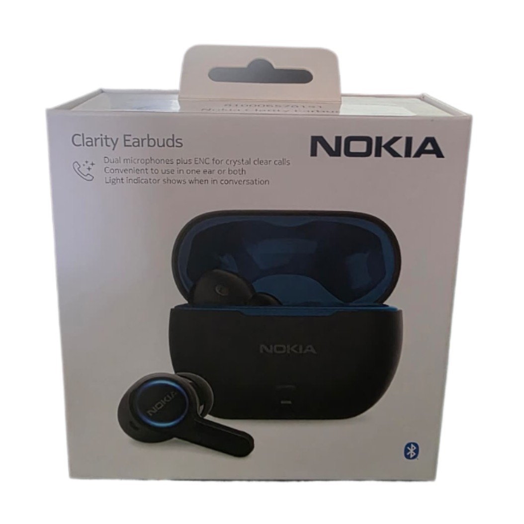 Nokia TWS821W Clarity Wireless Earbuds, Black – NEW