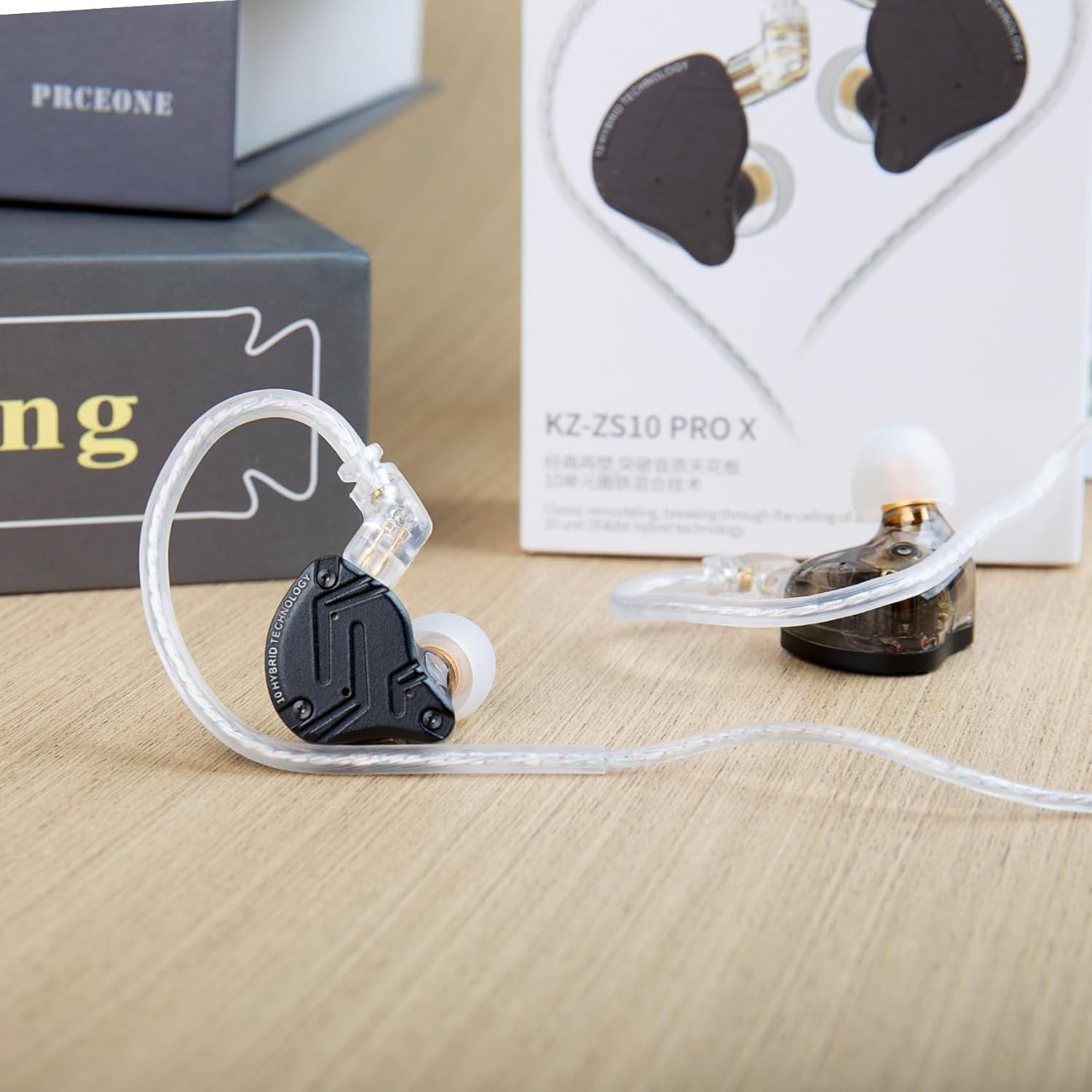 KZ ZS10 Pro X in Ear Monitor Headphone, Upgraded 4BA 1DD KZ Headphone Multi D…