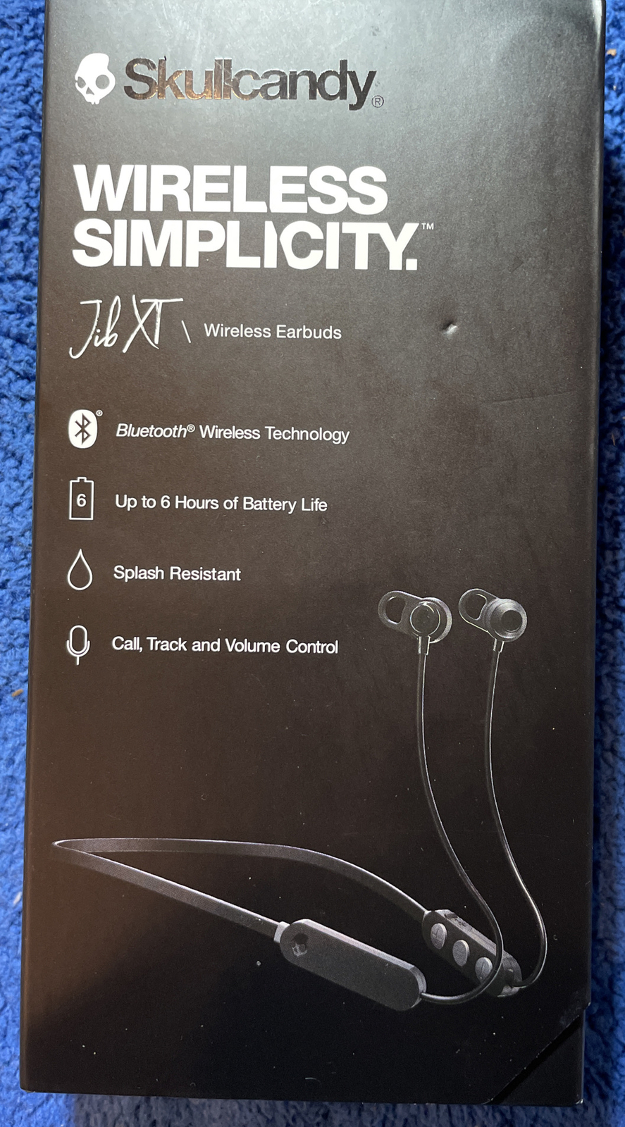 SKULLCANDY Jib XT Active Audiophile Wireless Sport Earbuds S2JPW NEW Fast Ship