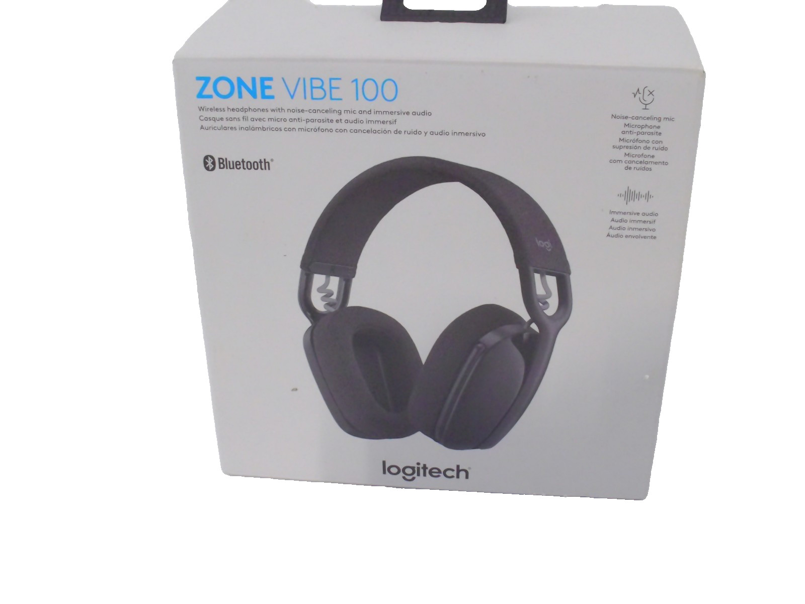 Logitech Zone Vibe 100 Lightweight Wireless Over Ear Headphones