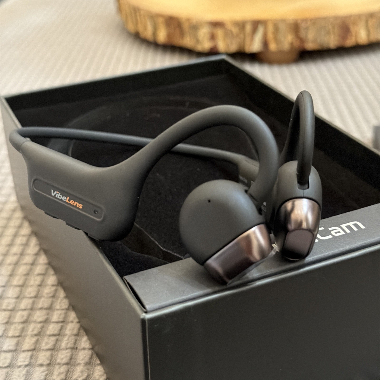 MusicCam World’s 1st Bone Conduction Headphones, Hand-Free POV Camera Headphones