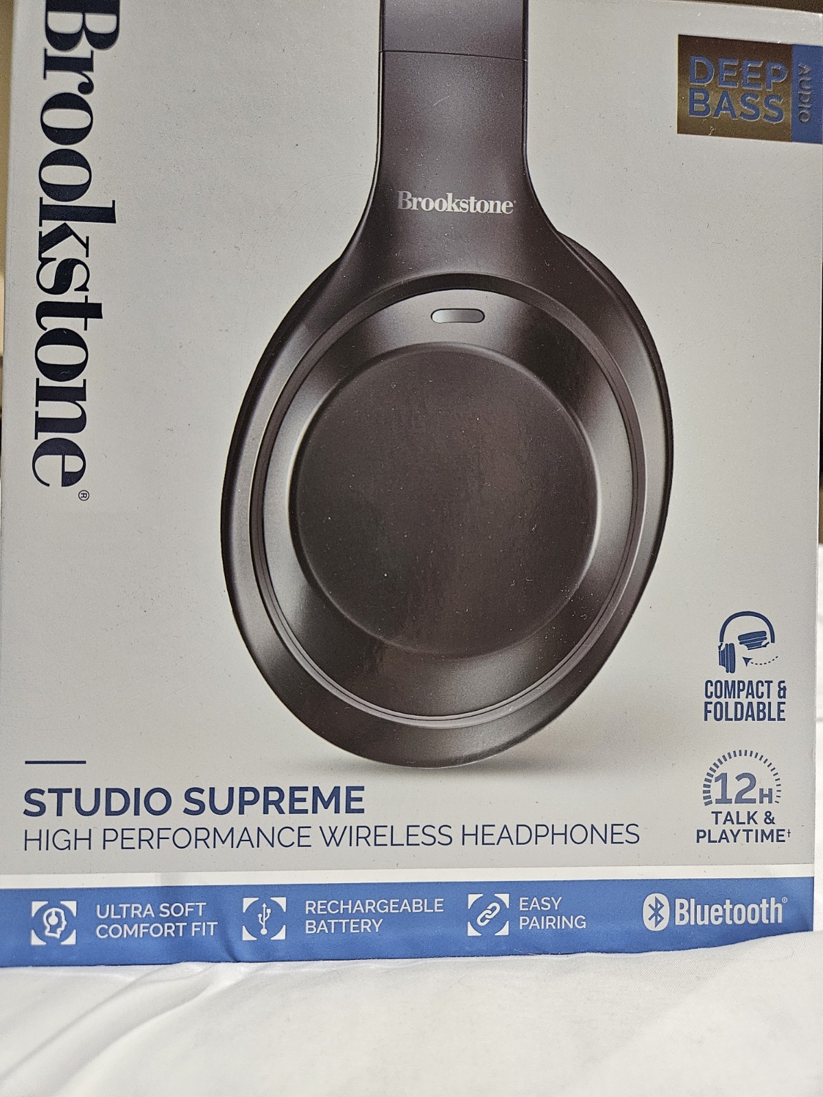 Brookstone Airphones Wireless RF TV Headphones