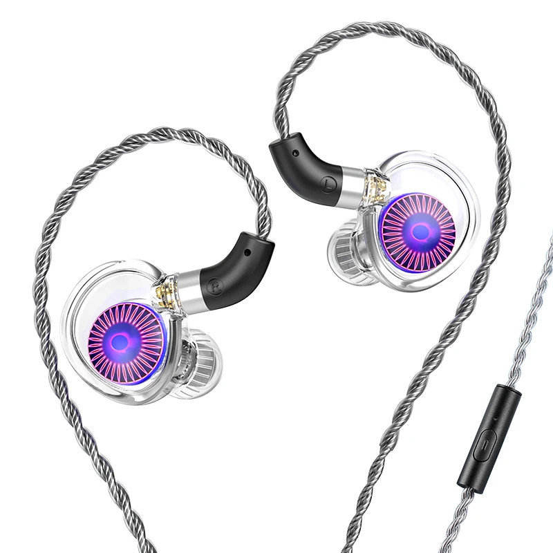 TRN Medusa HiFi In-Ear Monitor Earphones Dynamic Driver IEM 2Pin Cable