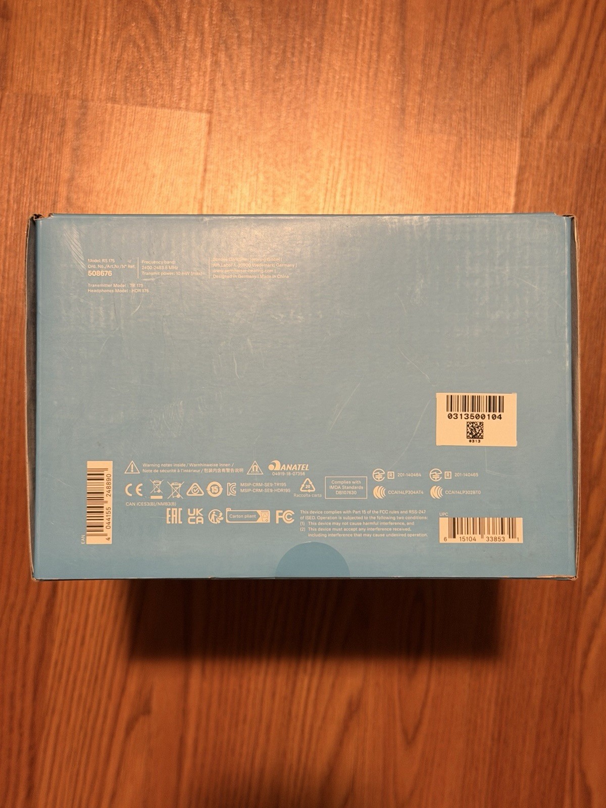 Sennheiser RS 175 Wireless Digital TV Headphones w/ Transmitter Charging Dock