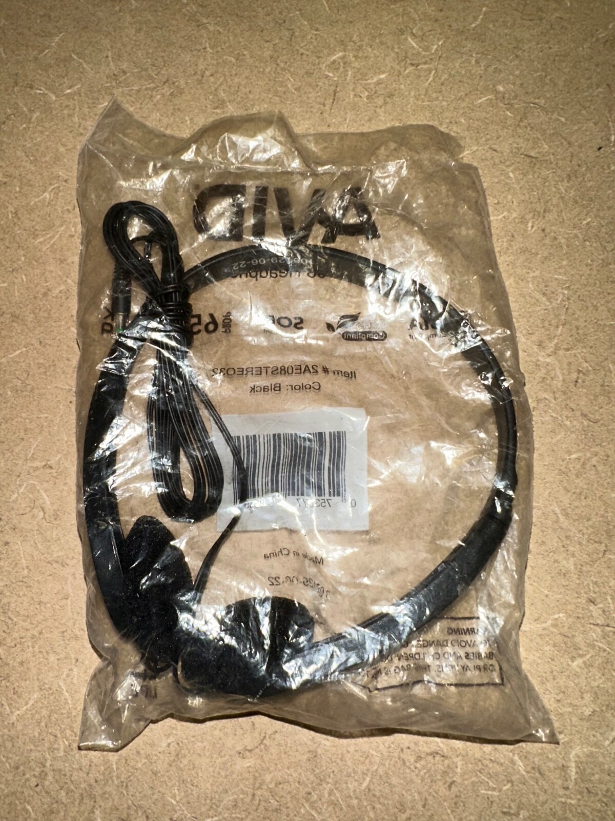 Avid Education AE-08 Single Use Lightweight Headphone with 3.5mm Plug new