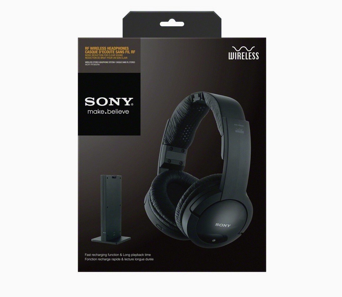 Sony MDR-RF985RK Wireless OverEar TV Stereo Headphone System