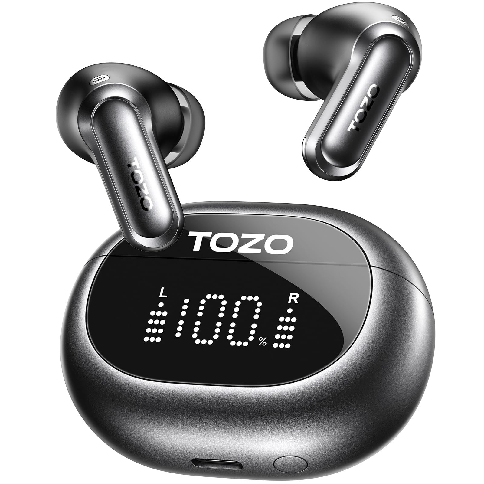 Active Noise Cancelling Wireless Earbuds, Hi-Res LDAC Sound, 80H Playtime, IPX8