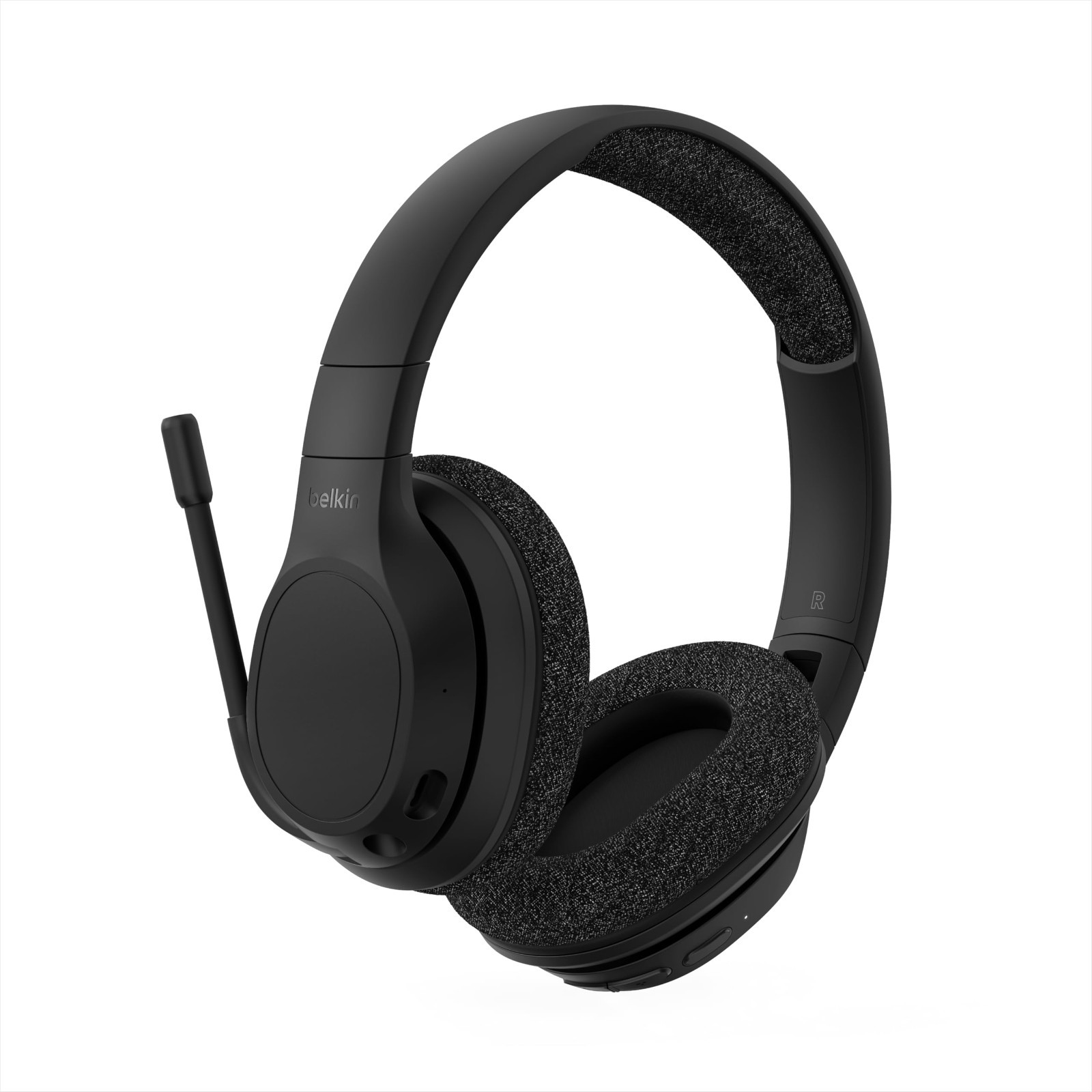 Belkin SoundForm Adapt Wireless Over-Ear Headset w/ Mic – Black AUD005BTBLK