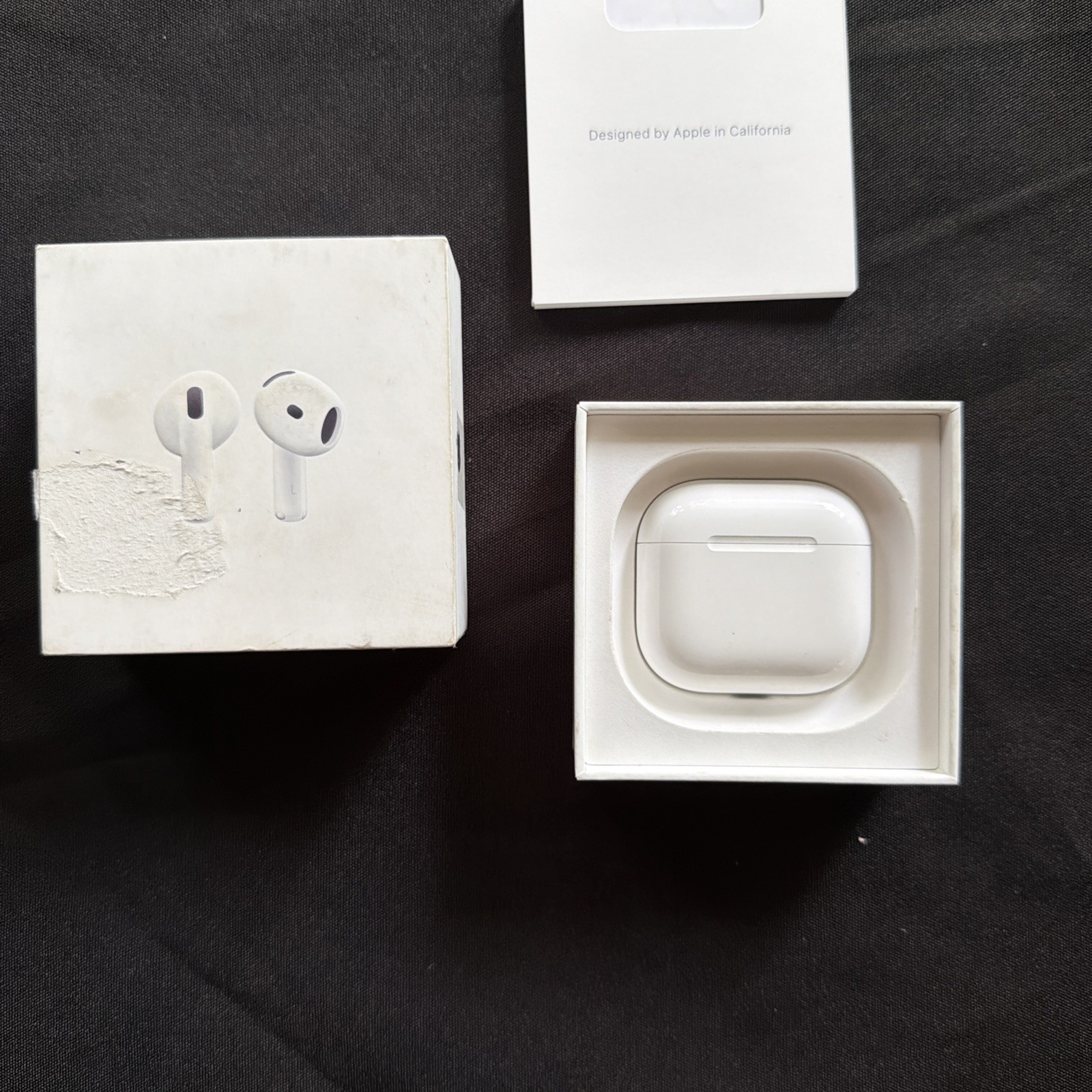 Apple Airpods 4 Wireless Bluetooth Headphones White – New Open Box