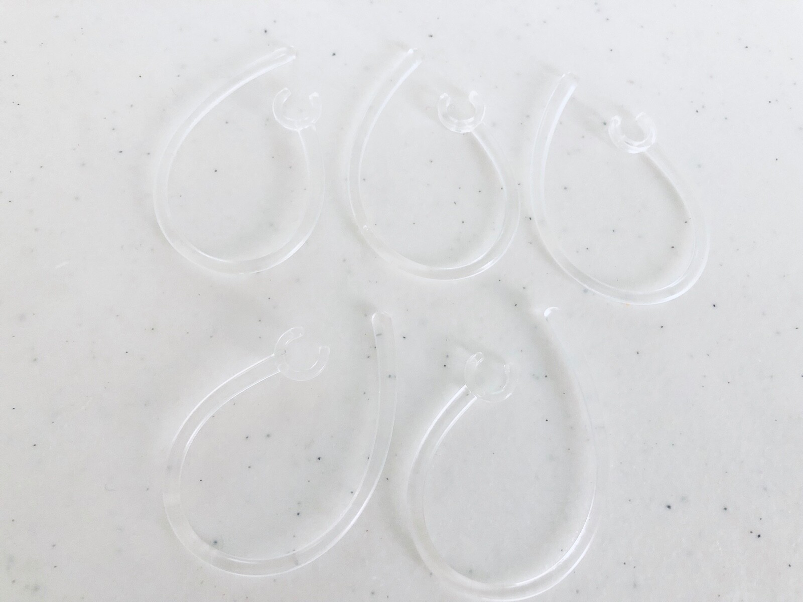 Clear EAR LOOPS CLIP on for Bluetooth Wireless Headset earphones REPLACE Hooks