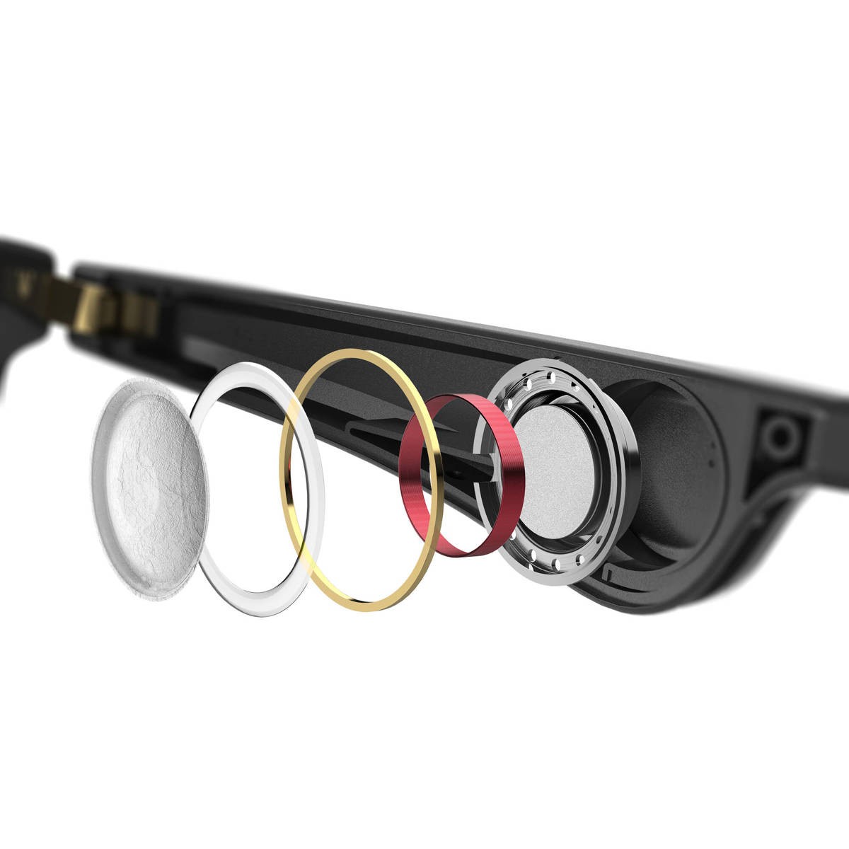 Ausounds AU-Lens Unisex True Wireless Audio Sunglasses, Black
