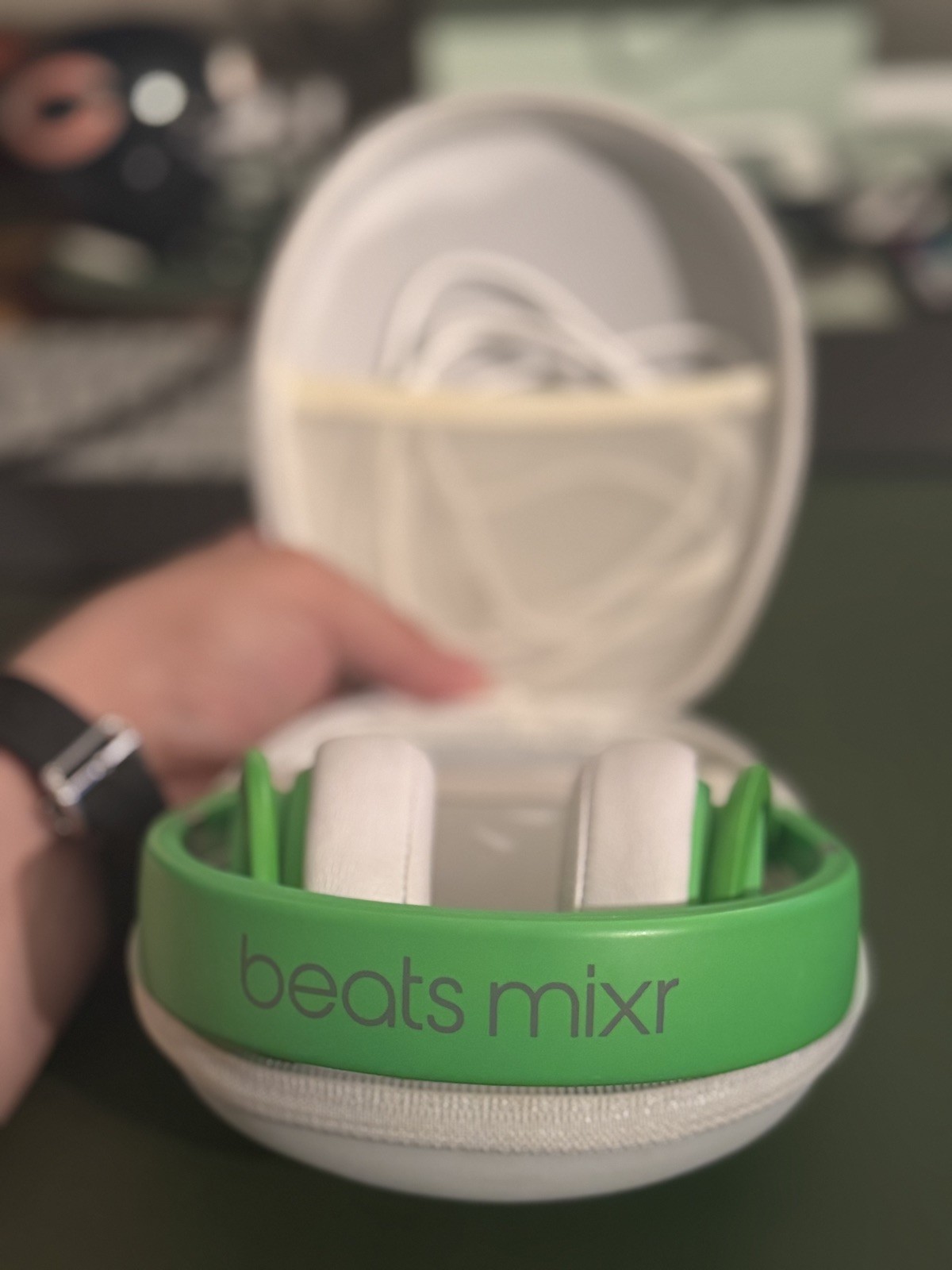Beats by Dr. Dre Mixr On-Ear Headphones – Green Color, Grade A, Tested+Rare 🔥