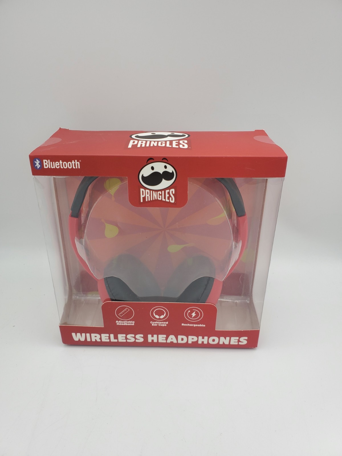New In Box Pringles Wireless Headphones Set Back to school Bluetooth