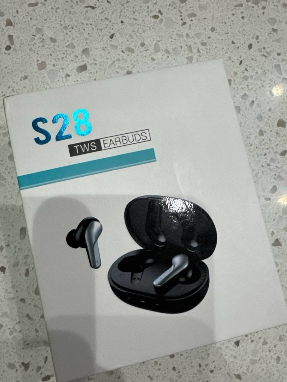 S28 TWS Wireless Bluetooth Earbuds with Charging Case Black New