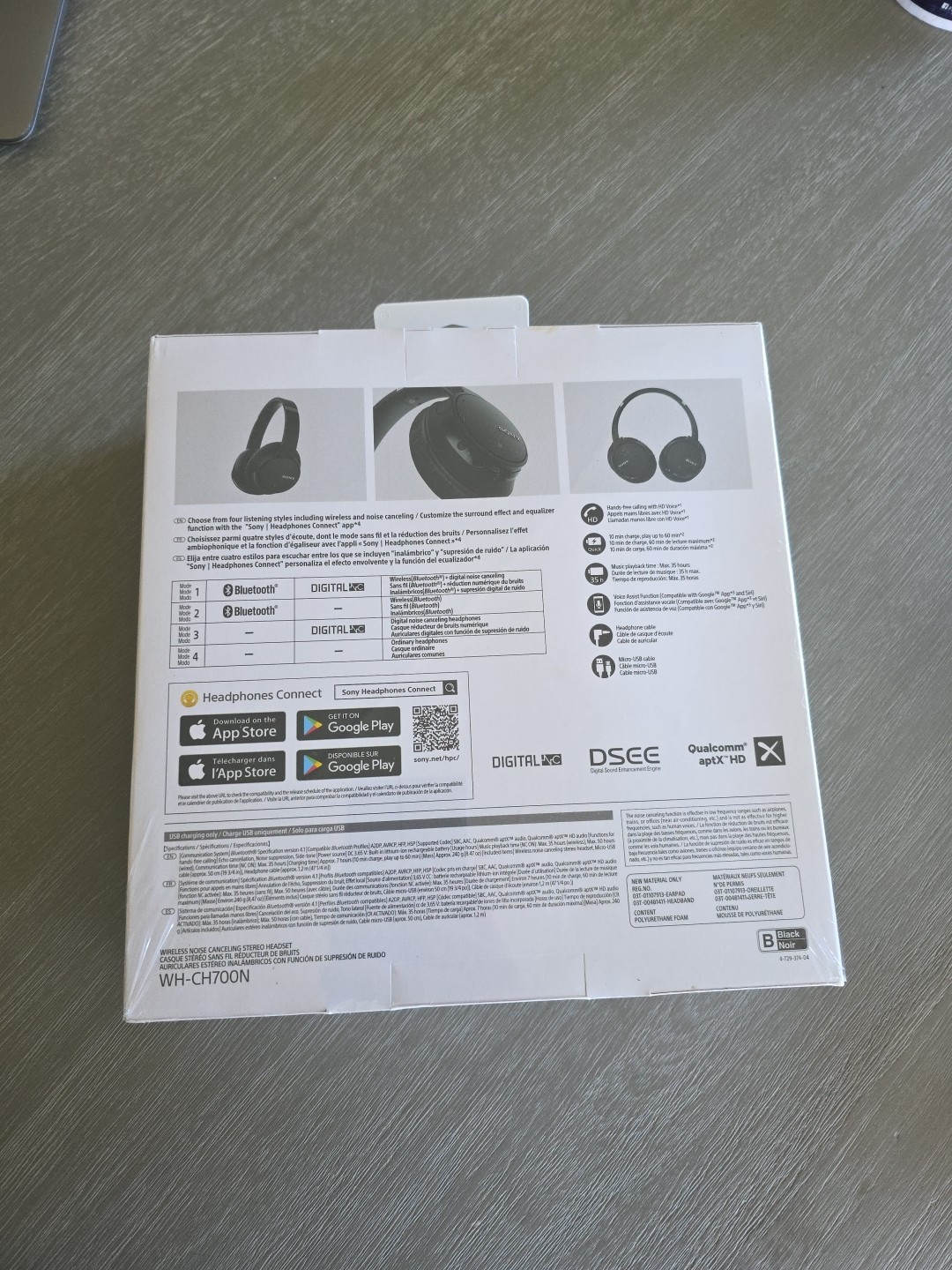 Quick Ship BRAND NEW/SEALED Sony WH-CH700N Wireless Over-Ear Headphones – Black
