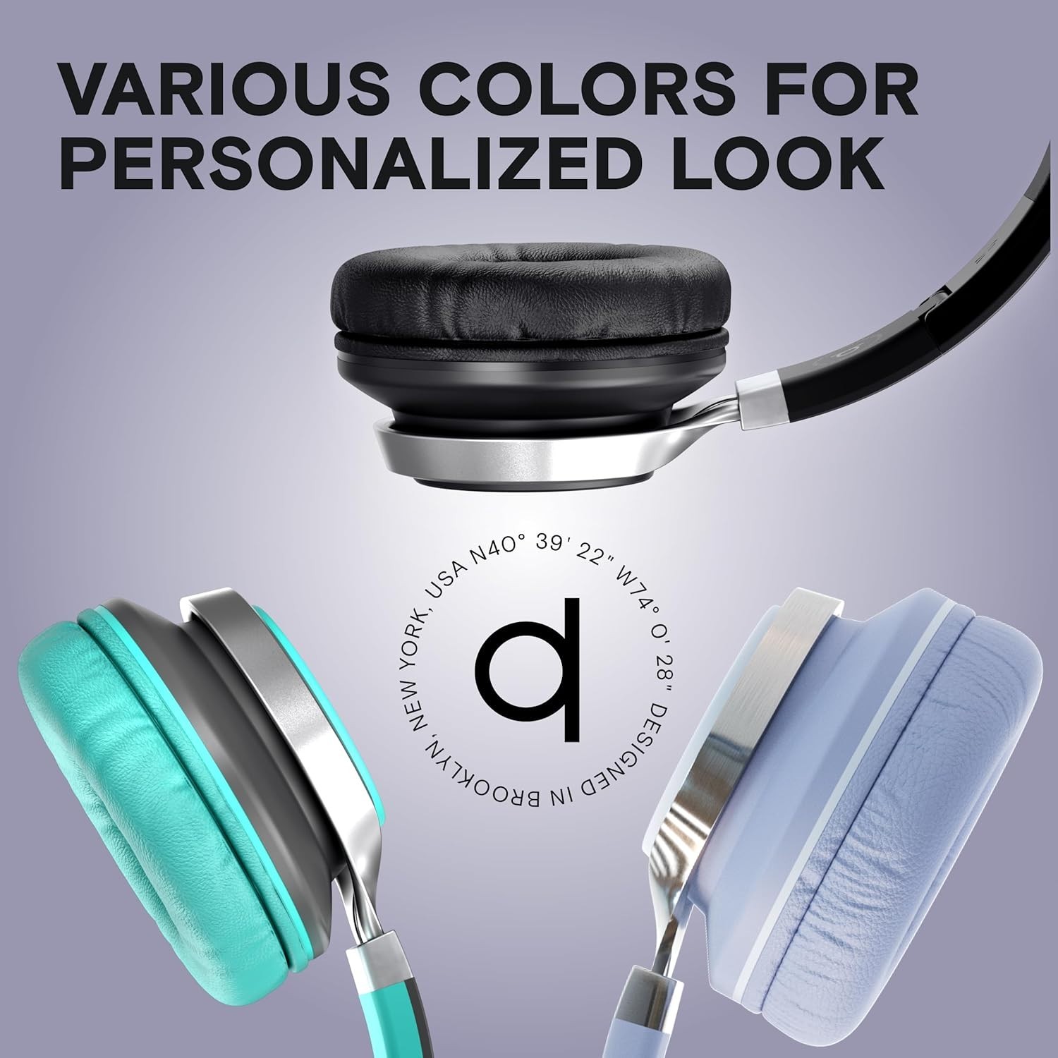 Noise Isolating Headphones – Long Cord & Volume Control