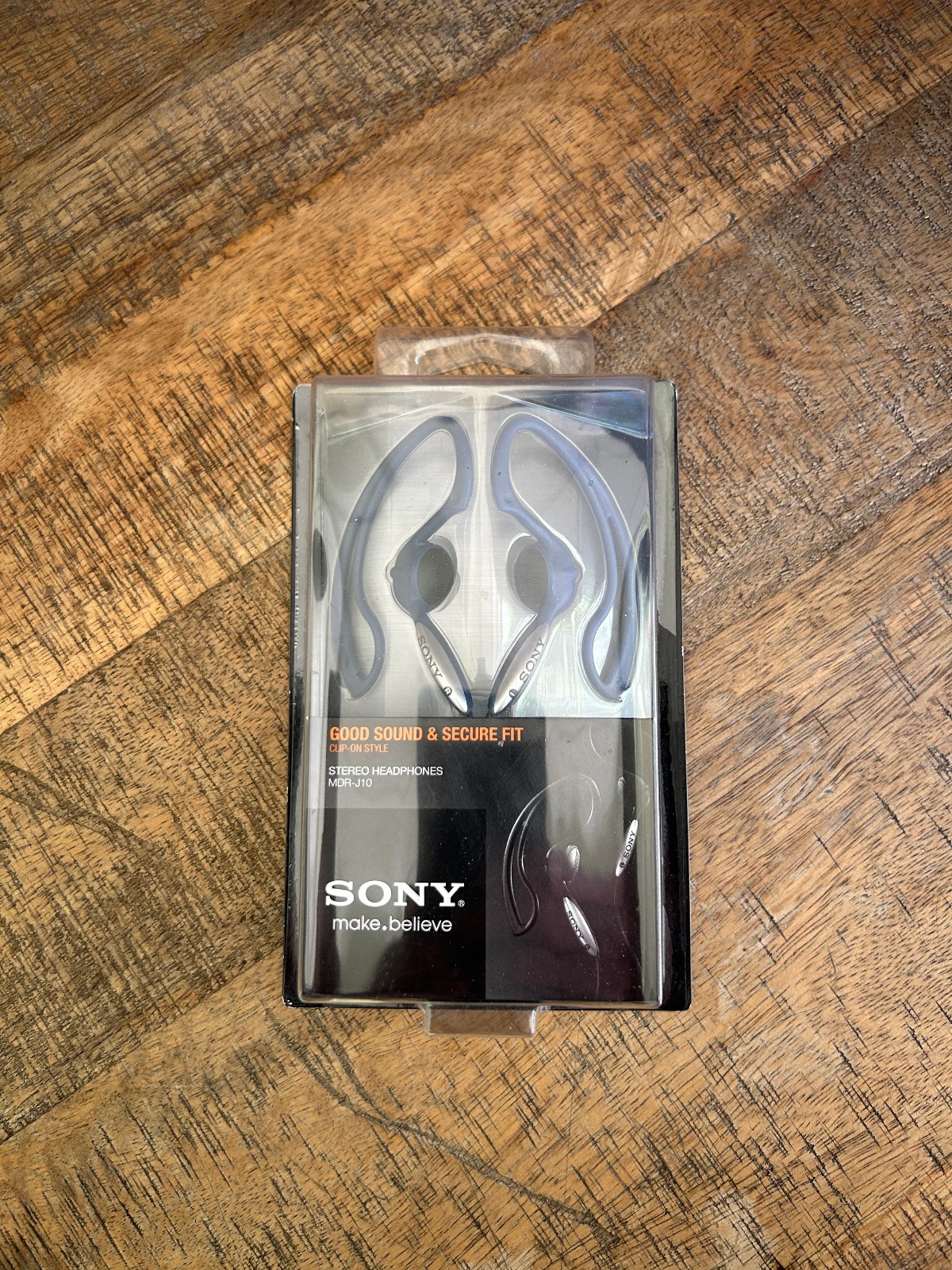 Sony MDR-J10 Stable Ear Clip Stereo Wired Headphones Blue 2009