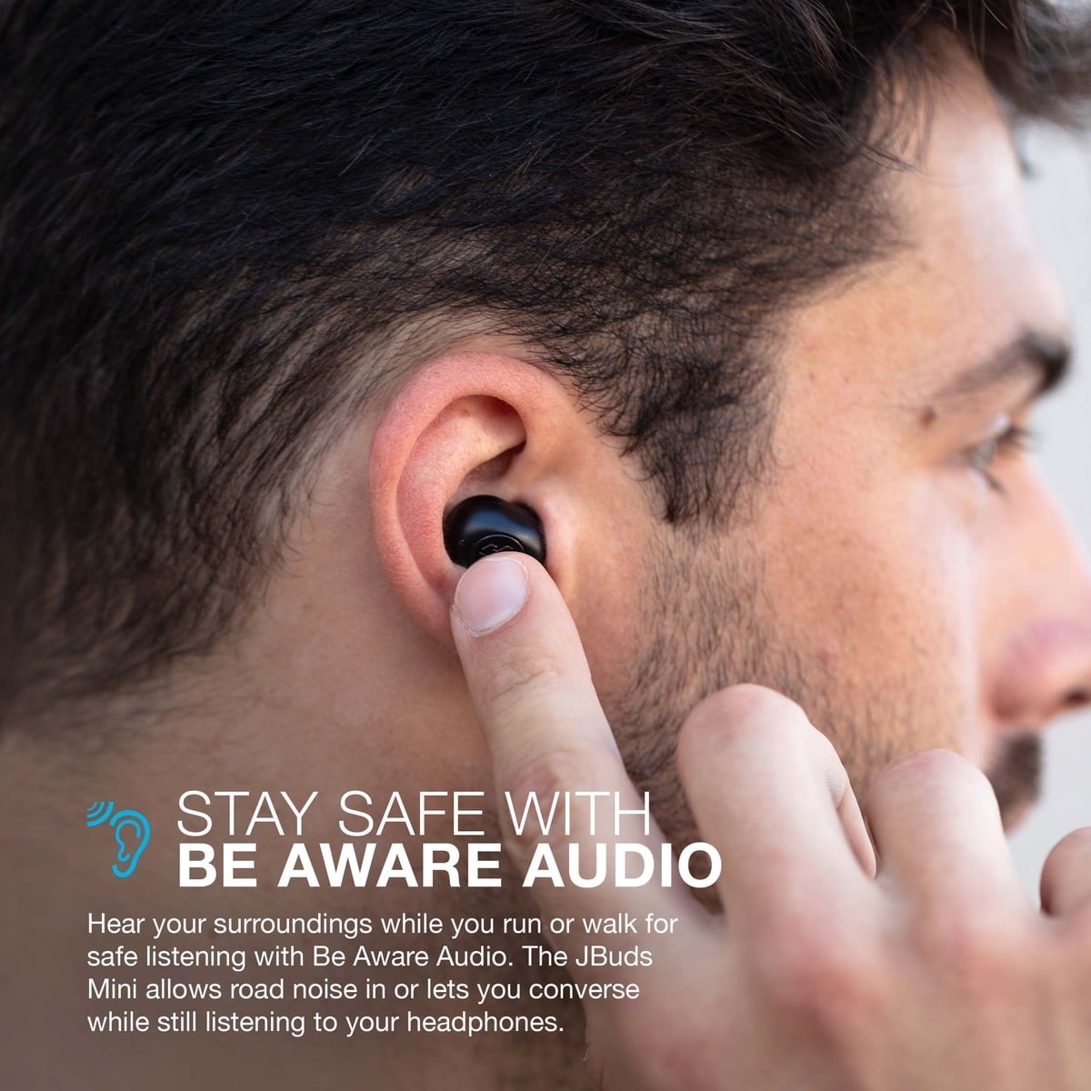 JLab JBuds Mini True Wireless Earbuds Bluetooth IP55 Black